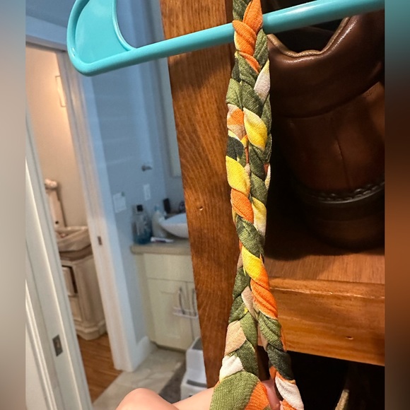 Maggie London NWOT stitch fix - tropical palm maxi with braided straps - Picture 3 of 4